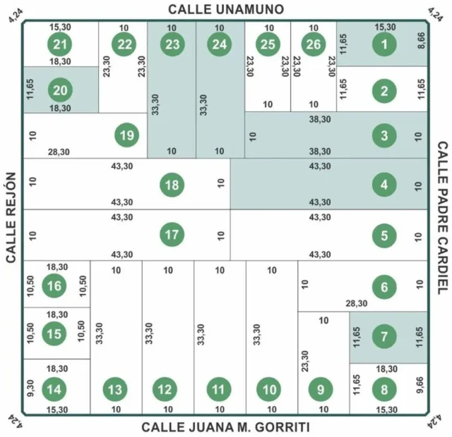 Lotes y terrenos en Venta — Padre Cardiel 6400