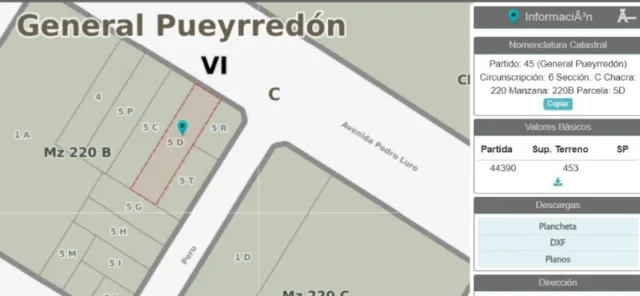 Lotes y terrenos en Venta — luro 5600