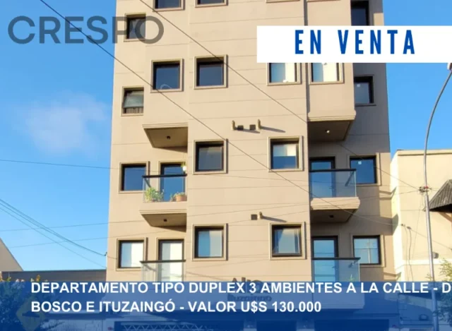 Dúplex en Venta — Ituzaingo