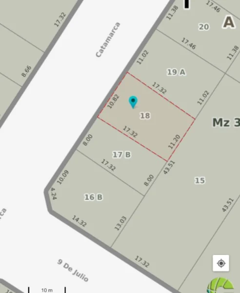 Lotes y terrenos en Venta — Catamarca y 9 de julio