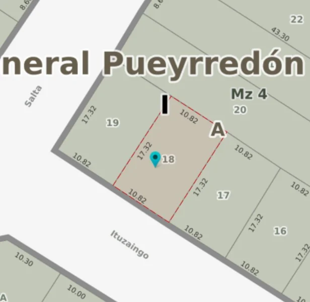 Lotes y terrenos en Venta — ituzaingo y salta