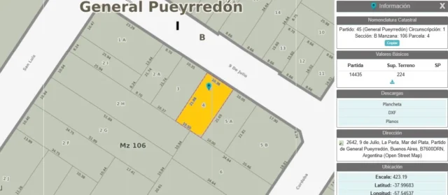 Lotes y terrenos en Venta — 9 de Julio 2642