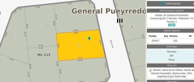 Lotes y terrenos en Venta — C. Ricardo 127