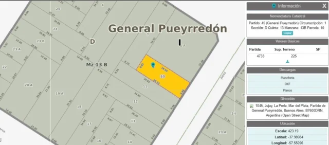 Lotes y terrenos en Venta — Jujuy 1035