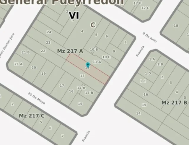 Lotes y terrenos en Venta — FRANCIA 1400