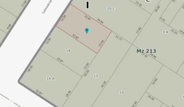 Lotes y terrenos en Venta — Lamadrid 2358