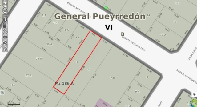 Lotes y terrenos en Venta — BERUTTI 3600
