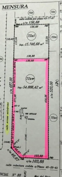 Lotes y terrenos en Venta — Ruta 88 y calle 238